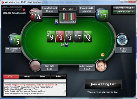 the free poker room online
